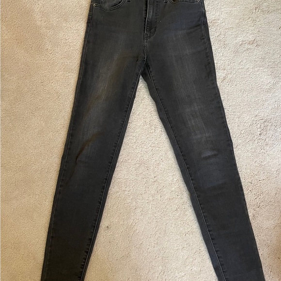 Levi’s Mile High Black Skinny Jeans 26 - Picture 3 of 8